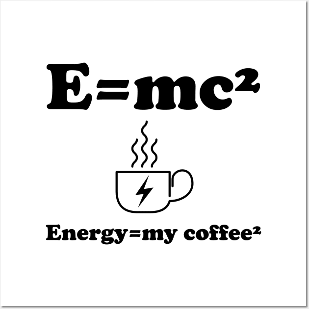 Energy=my coffee² Wall Art by b34poison